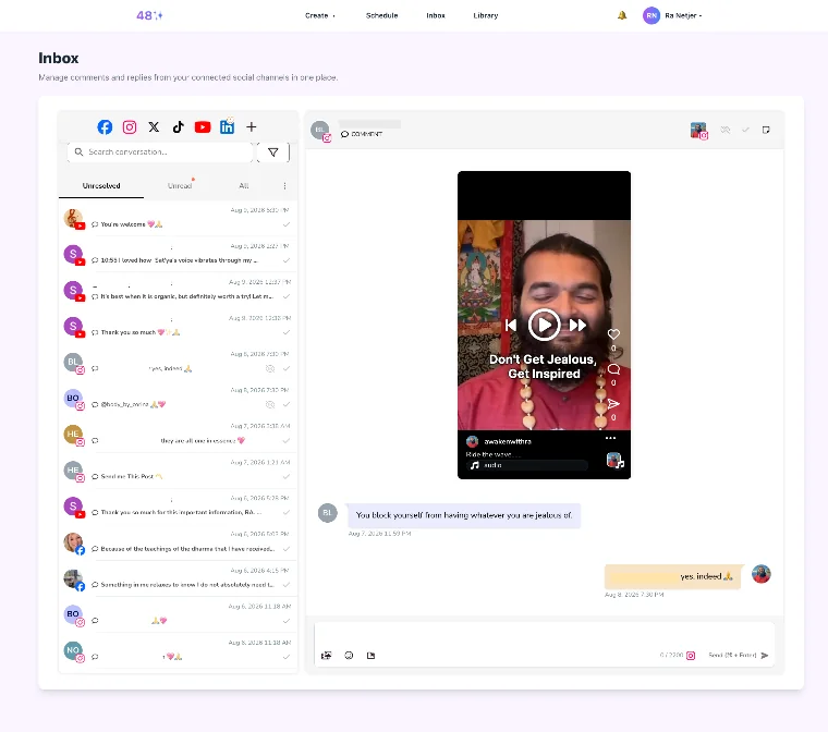 48 Social shared inbox